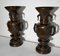 Antike japanische Vasen aus Bronze, 2er Set 3