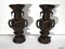 Antike japanische Vasen aus Bronze, 2er Set 12