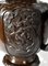 Antike japanische Vasen aus Bronze, 2er Set 10