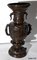 Antike japanische Vasen aus Bronze, 2er Set 8