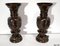 Antique Japanese Bronze Vases, Set of 2 20