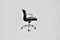 Sedia imbottita in pelle nera attribuita a Charles & Ray Eames per ICF, anni '70, Immagine 6