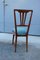 Italian Blue Velvet & Cherry Chairs in the style of Gio Ponti, 1950s, Set of 2, Image 6