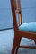 Chaises en Velours Bleu et Merisier dans le style de Gio Ponti, Italie, 1950s, Set de 2 13