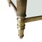 French Brass and Glass Coffee Two Tier Table with Finials, 1960s, Image 2