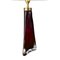 Cranberry Table Lamp from Orrefors, 1960s 3