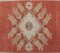 Vintage Turkish Pastel Beige and Coral Rug, Image 6