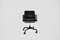 All-Black Office Chair by Charles and Ray Eames for ICF, 1970s, Image 3