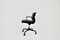 All-Black Office Chair by Charles and Ray Eames for ICF, 1970s 6