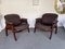 Italian Wood Armchairs by Ico Parisi for MIM Roma, 1960s, Set of 2 1
