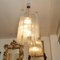 Large Vintage Glass Chandeliers attributed to Doria Leuchten, 1960s, Set of 2 5