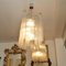 Large Vintage Glass Chandeliers attributed to Doria Leuchten, 1960s, Set of 2, Image 5