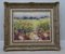 Badosar, paesaggio con papaveri, anni '50, olio su tela, Immagine 2