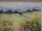 Badosar, paesaggio con papaveri, anni '50, olio su tela, Immagine 8