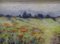 Badosar, paesaggio con papaveri, anni '50, olio su tela, Immagine 7