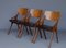 Danish Teak Chairs by Arne Hovmand Olsen for Mogens Kold, 1960s, Set of 3 2
