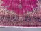 Large Vintage Turkish Tribal Wool Rug 5