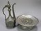 Vintage Afghan Engraved Pitcher and Basin Set in Copper, 1920s, Image 3