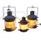 Antique Brass Oil-Burning Ship Lanterns by Anchor, Set of 3, Image 11