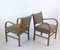 Mid-Century German Lounge Chairs in Khaki, 1950s, Set of 2 8