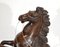 Horses Fireplace Set in the style of G. Coustou, Set of 3 58