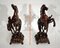 Horses Fireplace Set in the style of G. Coustou, Set of 3 67