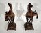 Horses Fireplace Set in the style of G. Coustou, Set of 3 65