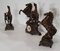 Horses Fireplace Set in the style of G. Coustou, Set of 3 3