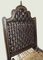 Traditioneller indischer Vintage Rajistan Tribal Hand-Carved Teak Pida Low Chair, 1920er 7