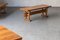 Dining Table & Benches in Oregon Pine, 1960s, Set of 3 42