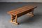 Dining Table & Benches in Oregon Pine, 1960s, Set of 3 25