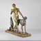 Louis Riché, Elégante aux Lévriers, 1920-1940, Bronze sur Socle en Onyx 12