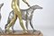 Louis Riché, Elégante aux Lévriers, 1920-1940, Bronze sur Socle en Onyx 22