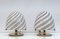 Mid-Century Modern Murano Glass Table Lamps, Italy, 1970s, Set of 3 5