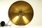 Vintage Brass Hemisphere Pendant Lamp, 1960s, Image 8