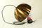 Vintage Brass Hemisphere Pendant Lamp, 1960s, Image 11