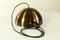 Vintage Brass Hemisphere Pendant Lamp, 1960s 9