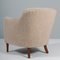 Lounge Chair in Lambswool by Jacob Kjær, 1940s 6