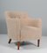 Lounge Chair in Lambswool by Jacob Kjær, 1940s, Image 1