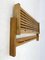 Mid-Century Coat Hanger with Folding Shelf, Czechoslovakia, 1960s, Image 4