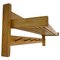 Mid-Century Coat Hanger with Folding Shelf, Czechoslovakia, 1960s, Image 1