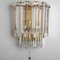 Faceted Glass and Gilt Brass Sconce attributed to J. T. Kalmar for Kalmar, 1970s, Image 3