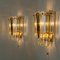 Faceted Glass and Gilt Brass Sconce attributed to J. T. Kalmar for Kalmar, 1970s 8