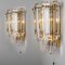 Faceted Glass and Gilt Brass Sconce attributed to J. T. Kalmar for Kalmar, 1970s, Image 6