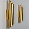 Geometrical Tube Brass Sconce in style of Nanda Vigo, Italy, 1960s 3