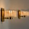 Brass and Glass Wall Light Fixture from Hillebrand, 1970s 10