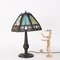 Italian Liberty Style Metal Table Lamp, Image 2