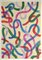 Natalia Roman, Dittico Vivid Gestures su Vanilla con pennellate in rosso, rosa e verde, 2022, acrilico su carta da acquerello, Immagine 4