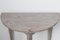 Swedish Gustavian Grey Demi Lune Tables, Set of 2, Image 8