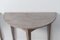 Swedish Gustavian Grey Demi Lune Tables, Set of 2 9